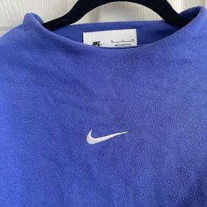 Purple Nike High Neck Sweatshirt